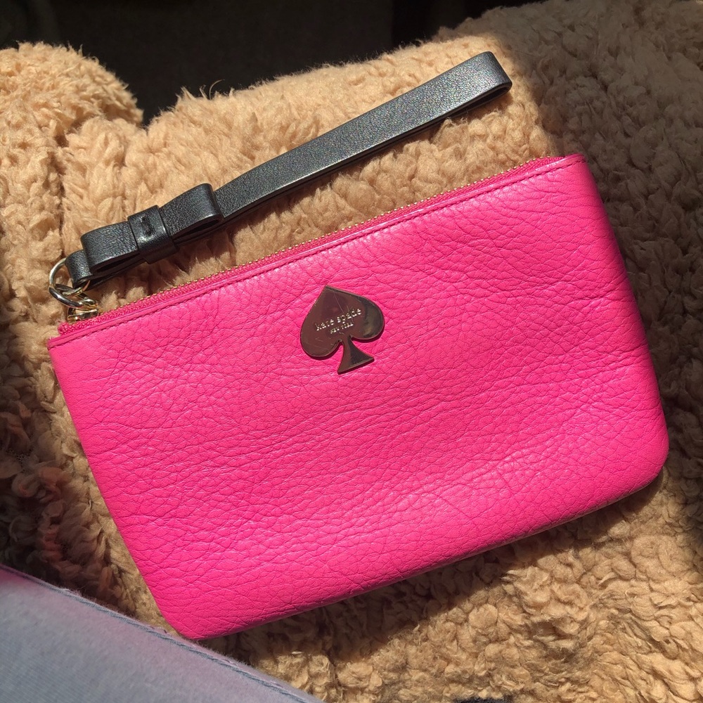 Pink Kate Spade wristlet